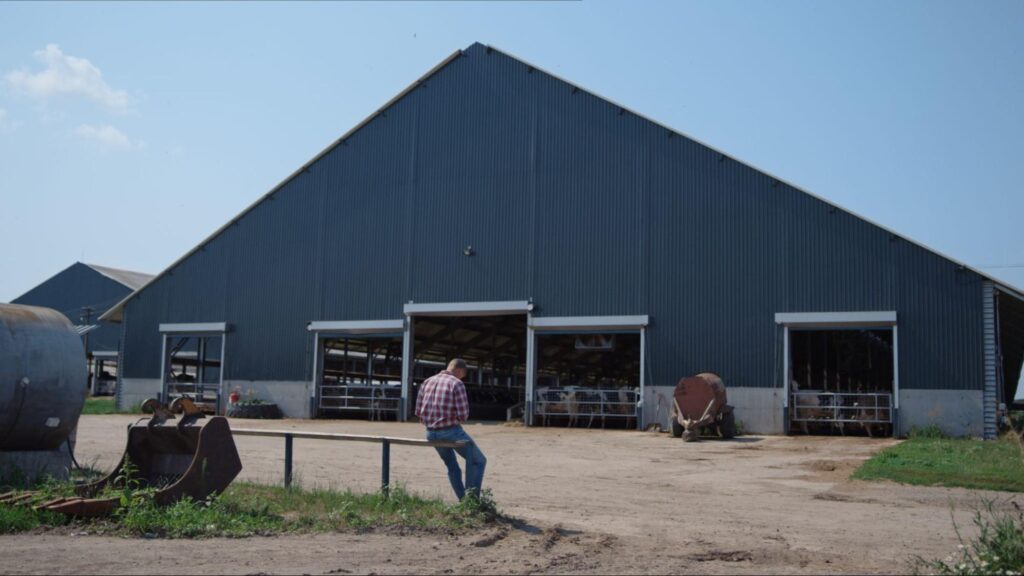 Modern agricultural barn designed for livestock and equipment in Lancaster County.