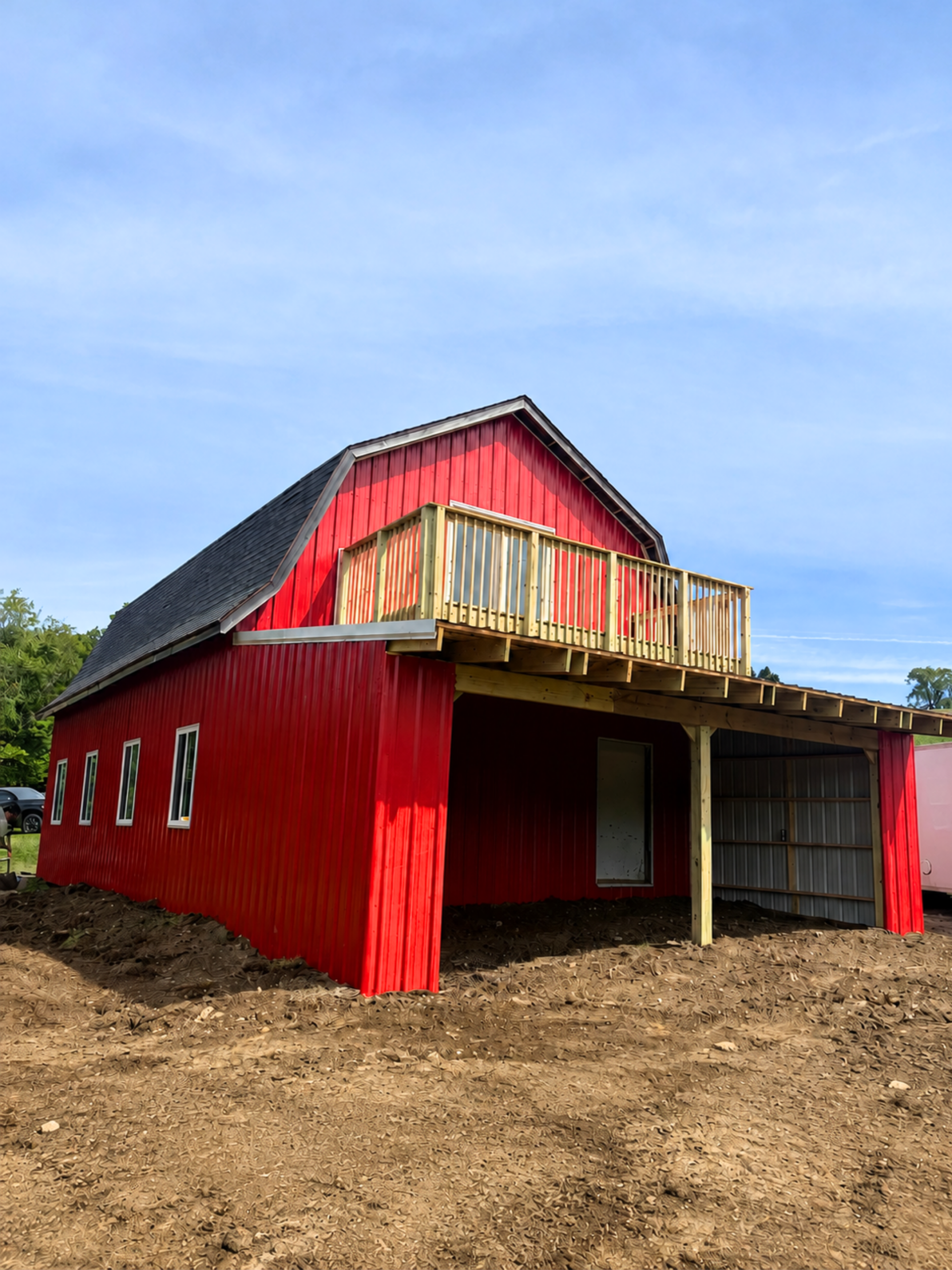 Woodford barn repair project